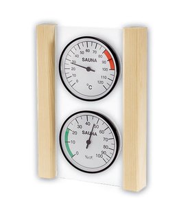 
Термометр и гигрометр в одном корпусе для сауны и бани