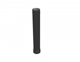 Труба L-750 Grill'D AISI 430 0,8мм (D115) черный