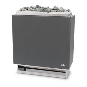 Электрическая печь для сауны EOS P1 + в стильном корпусе цвета антрацит с перламутровым эффектом, загрузка 40 кг. камней