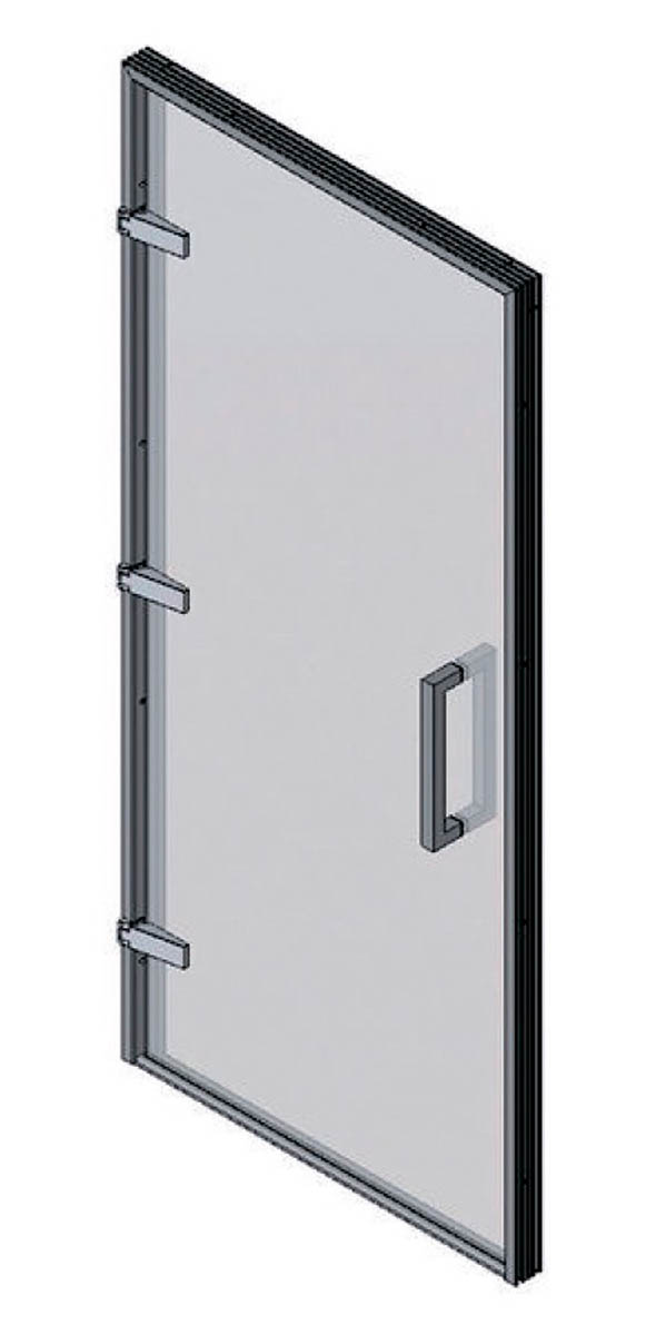 Стеклянная дверь для хамама EOS