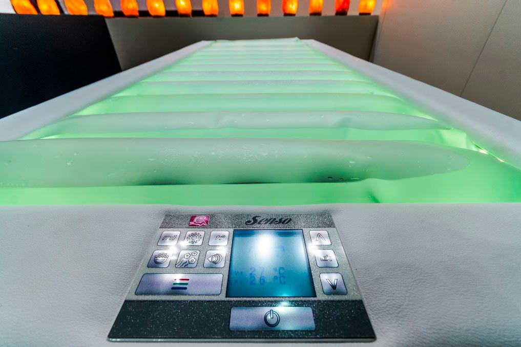 Массажный спа концепт с водяным матрасом Senso. Премиум-СПА-Технологии на выставке Аквасалон 2017